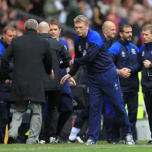 Moyes vs. Ferguson: A Respectful Handshake After a Fierce Rivalry - Manchester United vs. Everton (April 2012, Old Trafford) Moyes vs. Ferguson: A Respectful Handshake After a Fierce Rivalry - Manchester United vs. Everton (April 2012, Old Trafford)