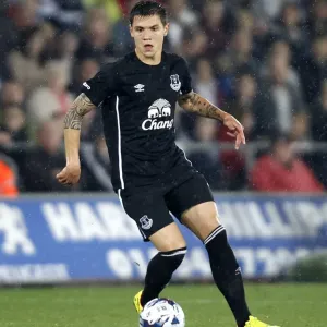 Muhamed Besic in Print - Everton vs Swansea City Action Photo Muhamed Besic in Print - Everton vs Swansea City Action Photo