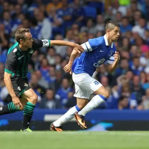 Nacho vs. Mirallas: A Pivotal Moment in Everton's Pre-Season Victory over Real Betis (11-08-2013)