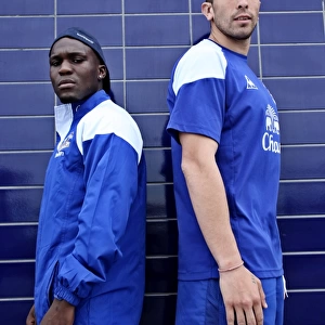 New Faces at Everton: Royston Drenthe and Denis Stracqualursi Welcome to Finch Farm