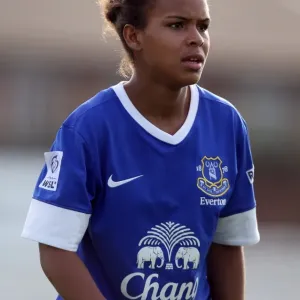 Nikita Parris: Star Striker of Everton Ladies at Arriva Stadium (FA WSL Match vs. Bristol Academy Women, October 7, 2012)