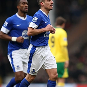 Osman's Strike: Everton's Dramatic 2-1 Comeback at Norwich City (Premier League, 23-02-2013)