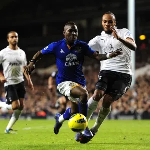Penalty Showdown: Drenthe vs. Kaboul at White Hart Lane - Everton vs. Tottenham Hotspur, Premier League (11 January 2012) Penalty Showdown: Drenthe vs. Kaboul at White Hart Lane - Everton vs. Tottenham Hotspur, Premier League (11 January 2012)