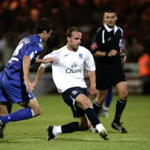Peterborough United v Everton Andy van der Meyde of Everton in action Peterborough United v Everton Andy van der Meyde of Everton in action