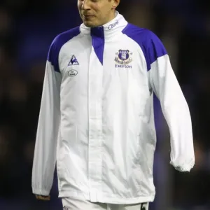 Phil Jagielka in Action: Everton vs. Bolton Wanderers, Barclays Premier League (04 January 2012, Goodison Park)