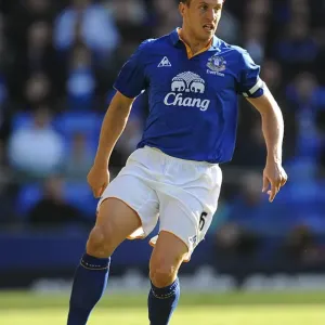 Phil Jagielka in Action: Everton vs Wigan Athletic, Barclays Premier League, Goodison Park (September 17, 2011) Phil Jagielka in Action: Everton vs Wigan Athletic, Barclays Premier League, Goodison Park (September 17, 2011)