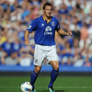 Phil Jagielka at Goodison Park: Everton vs Liverpool - Barclays Premier League Clash (1 October 2011) Phil Jagielka at Goodison Park: Everton vs Liverpool - Barclays Premier League Clash (1 October 2011)