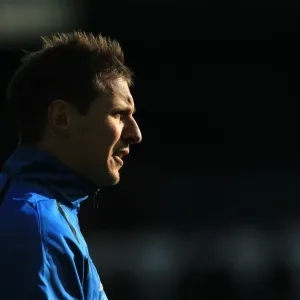 Phil Jagielka Leads Everton in FA Cup Battle Against Chelsea at Goodison Park (29 January 2011) Phil Jagielka Leads Everton in FA Cup Battle Against Chelsea at Goodison Park (29 January 2011)