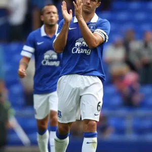 Phil Jagielka Salutes Everton Fans: Everton 2-1 Real Betis (Pre-Season Friendly, 2013)