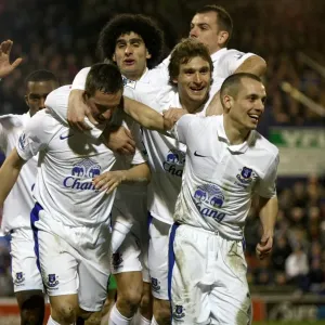 Phil Jagielka Scores Everton's Second Goal in FA Cup Clash Against Oldham Athletic (16-02-2013) Phil Jagielka Scores Everton's Second Goal in FA Cup Clash Against Oldham Athletic (16-02-2013)