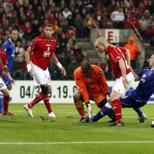 Season 08-09 Collection: Standard Liege v Everton