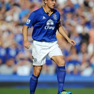 Phil Jagielka vs. Liverpool: Everton's Defender Faces Off in the Intense Everton vs. Liverpool Barclays Premier League Match at Goodison Park (1 October 2011) Phil Jagielka vs. Liverpool: Everton's Defender Faces Off in the Intense Everton vs. Liverpool Barclays Premier League Match at Goodison Park (1 October 2011)