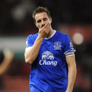 Phil Jagielka's Determined Face-off Against Stoke City in the Barclays Premier League Draw (December 15, 2012) Phil Jagielka's Determined Face-off Against Stoke City in the Barclays Premier League Draw (December 15, 2012)