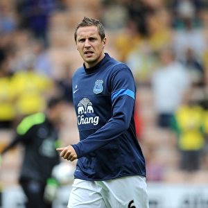 Phil Jagielka's Heroic Defensive Stand: Norwich City vs. Everton (2-2 Stalemate, Carrow Road, August 17, 2013)