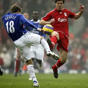 Season 06-07 Framed Print Collection: Liverpool v Everton