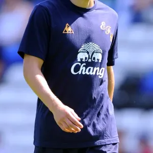 Phil Neville in Action: Everton vs. Birmingham City Pre-Season Friendly (July 30, 2011, St. Andrew's)