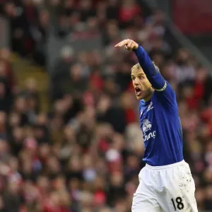 Phil Neville at Anfield: Liverpool vs. Everton, Barclays Premier League Showdown (January 16, 2011) Phil Neville at Anfield: Liverpool vs. Everton, Barclays Premier League Showdown (January 16, 2011)