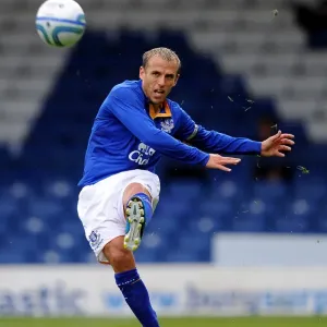 Phil Neville at Bury's Gigg Lane: Everton's 2011 Pre-Season Friendly Phil Neville at Bury's Gigg Lane: Everton's 2011 Pre-Season Friendly