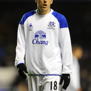 Phil Neville Leads Everton in Carling Cup Battle Against Chelsea at Goodison Park (26 October 2011) Phil Neville Leads Everton in Carling Cup Battle Against Chelsea at Goodison Park (26 October 2011)
