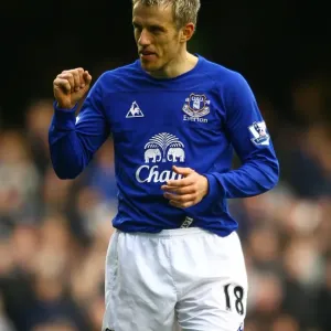 Phil Neville Leads Everton at Goodison Park: Everton v Sunderland, Barclays Premier League (26 February 2011) Phil Neville Leads Everton at Goodison Park: Everton v Sunderland, Barclays Premier League (26 February 2011)