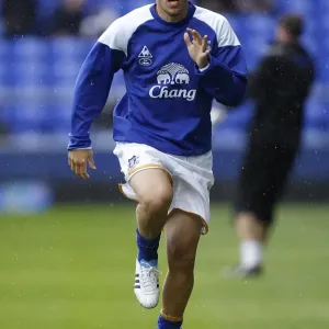 Phil Neville Leads Everton at Goodison Park Against Wigan Athletic, Barclays Premier League (September 17, 2011) Phil Neville Leads Everton at Goodison Park Against Wigan Athletic, Barclays Premier League (September 17, 2011)