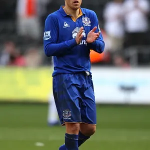 Phil Neville Leads Everton at Swansea City in Barclays Premier League (24 March 2012) Phil Neville Leads Everton at Swansea City in Barclays Premier League (24 March 2012)