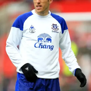Phil Neville at Old Trafford: Everton vs Manchester United (2012) Phil Neville at Old Trafford: Everton vs Manchester United (2012)