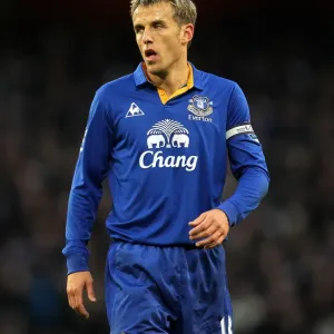 Phil Neville vs. Arsenal: Facing Off at Emirates Stadium during the Barclays Premier League Match (10 December 2011) Phil Neville vs. Arsenal: Facing Off at Emirates Stadium during the Barclays Premier League Match (10 December 2011)