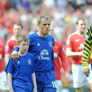 Phil Neville's Emotional Return Print - Everton vs Manchester United Phil Neville's Emotional Return Print - Everton vs Manchester United