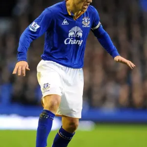 Phil Neville's Intense Battle: Everton vs Blackburn Rovers at Goodison Park (Premier League) Phil Neville's Intense Battle: Everton vs Blackburn Rovers at Goodison Park (Premier League)