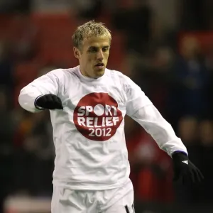Phil Neville's Intense Face-Off at Anfield: Liverpool vs. Everton, Barclays Premier League (13 March 2012) Phil Neville's Intense Face-Off at Anfield: Liverpool vs. Everton, Barclays Premier League (13 March 2012)