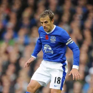 Phil Neville's Victory Celebration: Everton 2-1 Sunderland (Goodison Park, 10-11-2012) Phil Neville's Victory Celebration: Everton 2-1 Sunderland (Goodison Park, 10-11-2012)