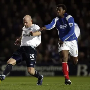 Portsmouth v Everton Portsmouths Manuel Fernandes in action against Lee Carsley Portsmouth v Everton Portsmouths Manuel Fernandes in action against Lee Carsley