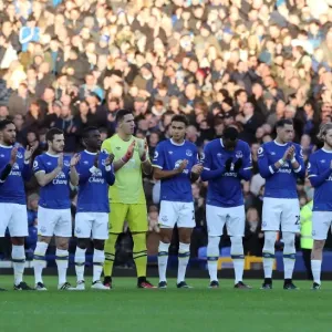 Everton v Southampton Print - Goodison Park Minute's Silence Everton v Southampton Print - Goodison Park Minute's Silence