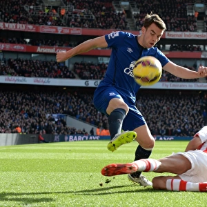 Premier League Rivalry: Gibbs vs. Coleman Clash - Arsenal vs. Everton