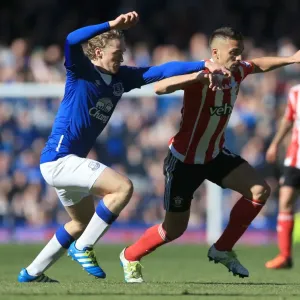 Print of Tom Davies and Dusan Tadic in Action Print of Tom Davies and Dusan Tadic in Action