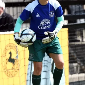 Rachel Brown Guarding the Goal: Everton Ladies vs. Lincoln Ladies at Arriva Stadium (FA Womens Super League, 06 May 2012) Rachel Brown Guarding the Goal: Everton Ladies vs. Lincoln Ladies at Arriva Stadium (FA Womens Super League, 06 May 2012)