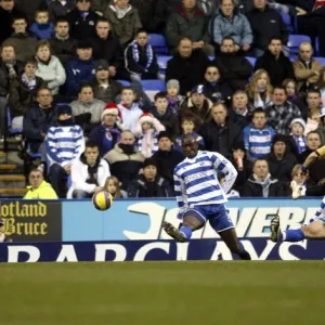 Reading v Everton Andy Johnson scores the first goal for Everton