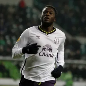 Romelu Lukaku Scores First Goal for Everton in UEFA Europa League Match against VfL Wolfsburg