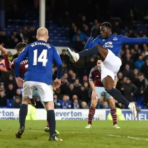 Romelu Lukaku Scores the Opener: Everton's FA Cup Victory over West Ham United at Goodison Park Romelu Lukaku Scores the Opener: Everton's FA Cup Victory over West Ham United at Goodison Park