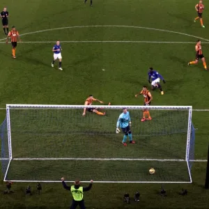 Print of Romelu Lukaku Scores the Opener Print of Romelu Lukaku Scores the Opener