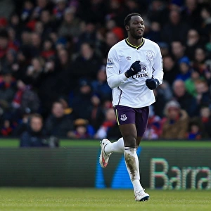 Romelu Lukaku Scores Opening Goal: Crystal Palace vs. Everton, Barclays Premier League at Selhurst Park