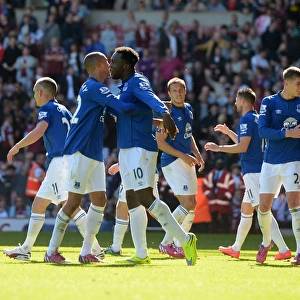Romelu Lukaku Scores His Second Goal: Everton's Victory at West Ham United, Barclays Premier League