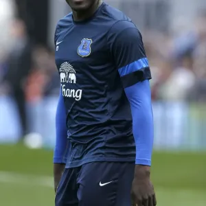 Romelu Lukaku Print: Everton vs Fulham Premier League Match Romelu Lukaku Print: Everton vs Fulham Premier League Match