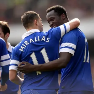 Romelu Lukaku's First FA Cup Goal: Everton's Celebration vs. Arsenal at Emirates Stadium (08-03-2014) Romelu Lukaku's First FA Cup Goal: Everton's Celebration vs. Arsenal at Emirates Stadium (08-03-2014)