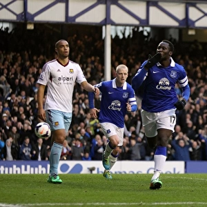 Romelu Lukaku's Strike: Everton's Barclays Premier League Victory Over West Ham United (01-03-2014)