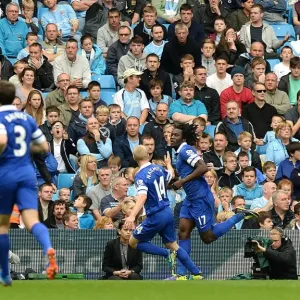 Romelu Lukaku's Strike: Everton's First Goal vs. Manchester City (5-10-2013, Etihad Stadium) Romelu Lukaku's Strike: Everton's First Goal vs. Manchester City (5-10-2013, Etihad Stadium)