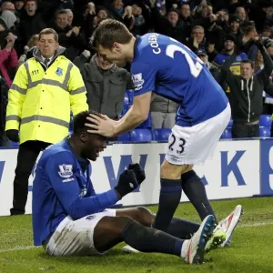 Romelu Lukaku's Thrilling FA Cup Goal Celebration: Everton vs. West Ham at Goodison Park Romelu Lukaku's Thrilling FA Cup Goal Celebration: Everton vs. West Ham at Goodison Park