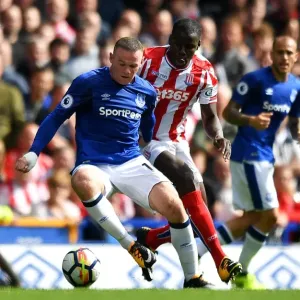 Rooney vs Zouma: Everton vs Stoke City Clash at Goodison Park