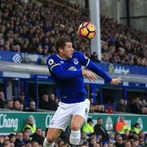 Print of Ross Barkley in action during a Premier League match Print of Ross Barkley in action during a Premier League match